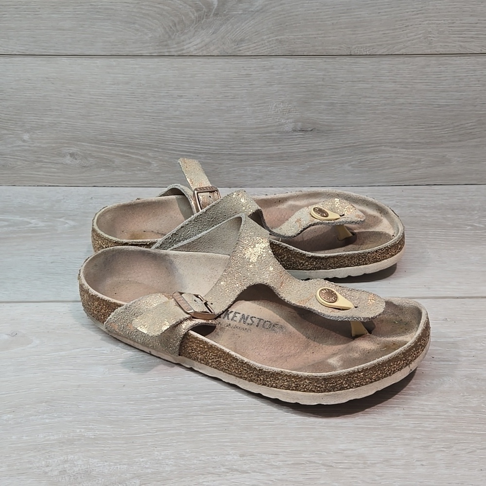 Birkenstock Women Gizeh Thong Sandals Slide shoes sz 37/6 Regular